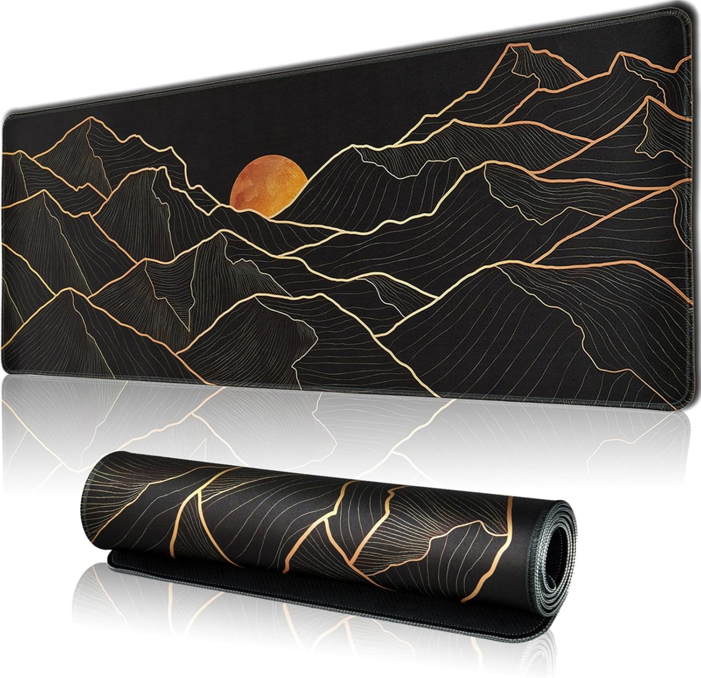 XL Waterproof Gaming Mouse Pad with Seamed Edges