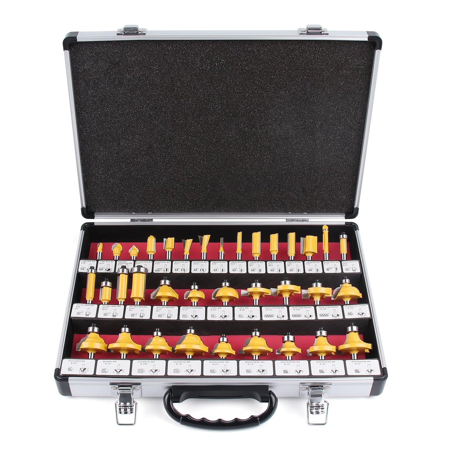Newdeli Router Bit Set 35Pcs for Woodworking and DIY