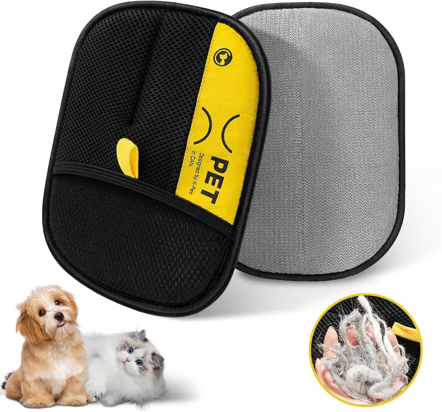 Deshedding Glove for Pets - FurMingle Double-Sided
