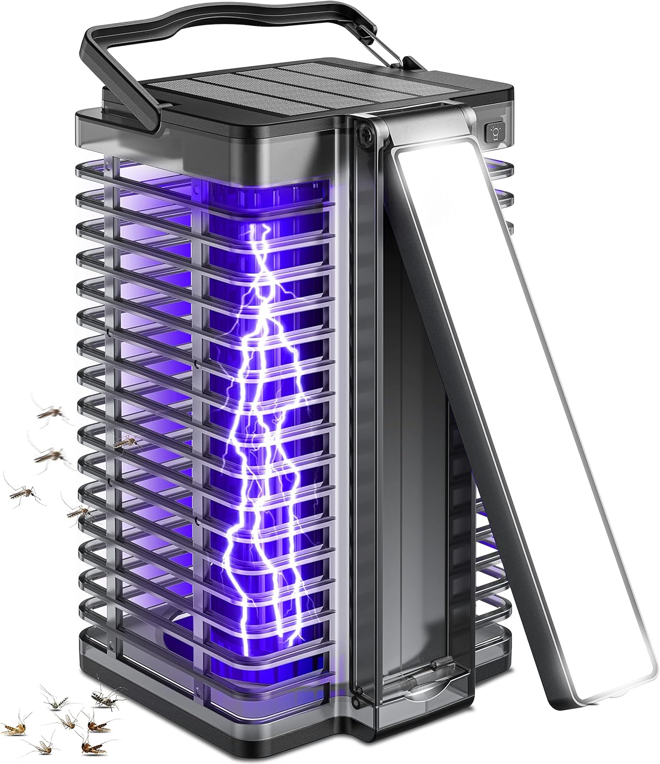 Solar Bug Zapper with Reading Lamp - Effective Mosquito Control