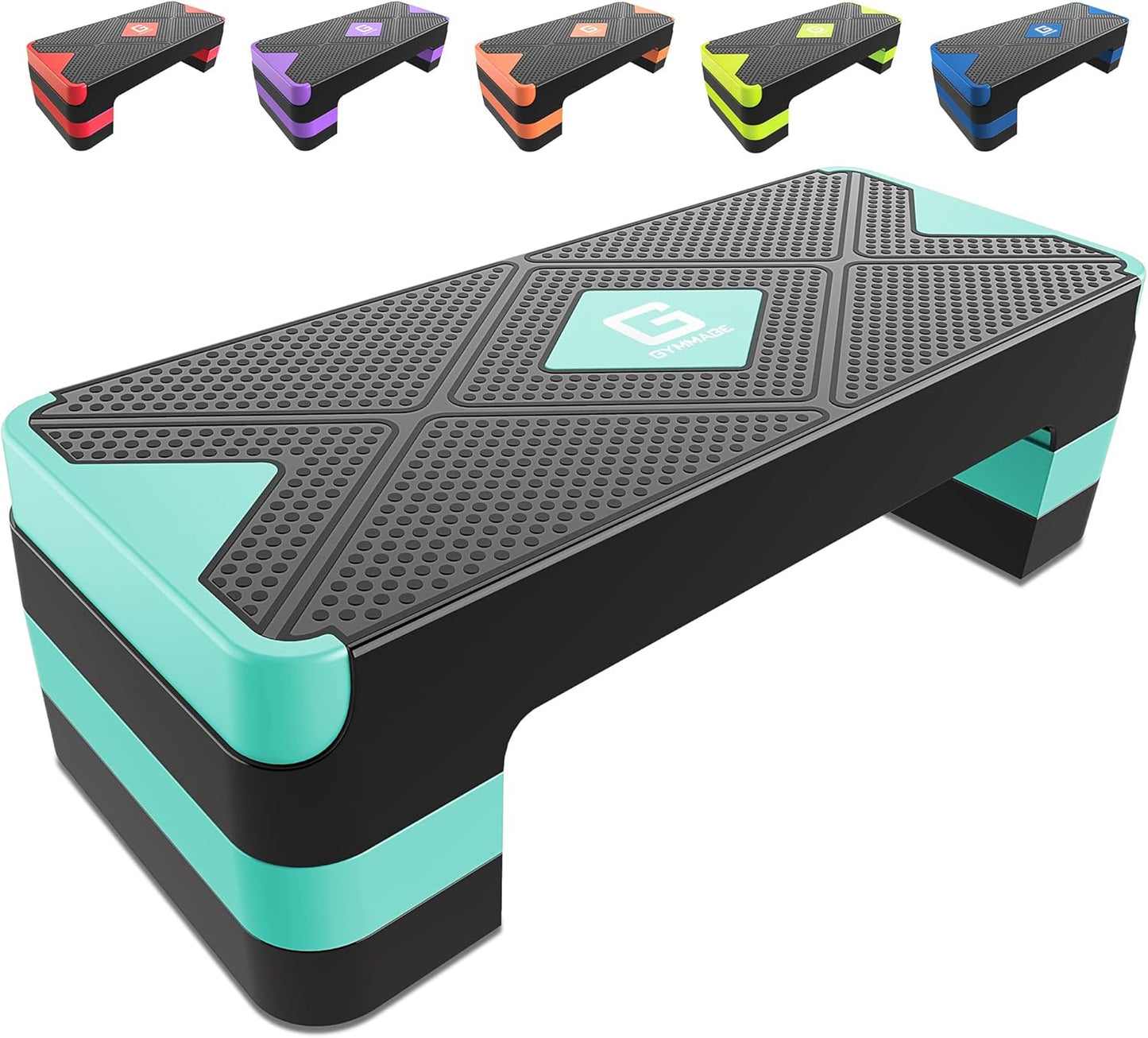 Adjustable Aerobic Stepper for Home Gym Cardio Fitness Workouts