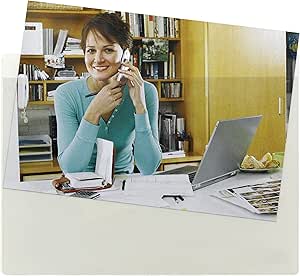 Smead Self-Adhesive Poly Pocket for 6 in x 4 in Photos - 100 Pack