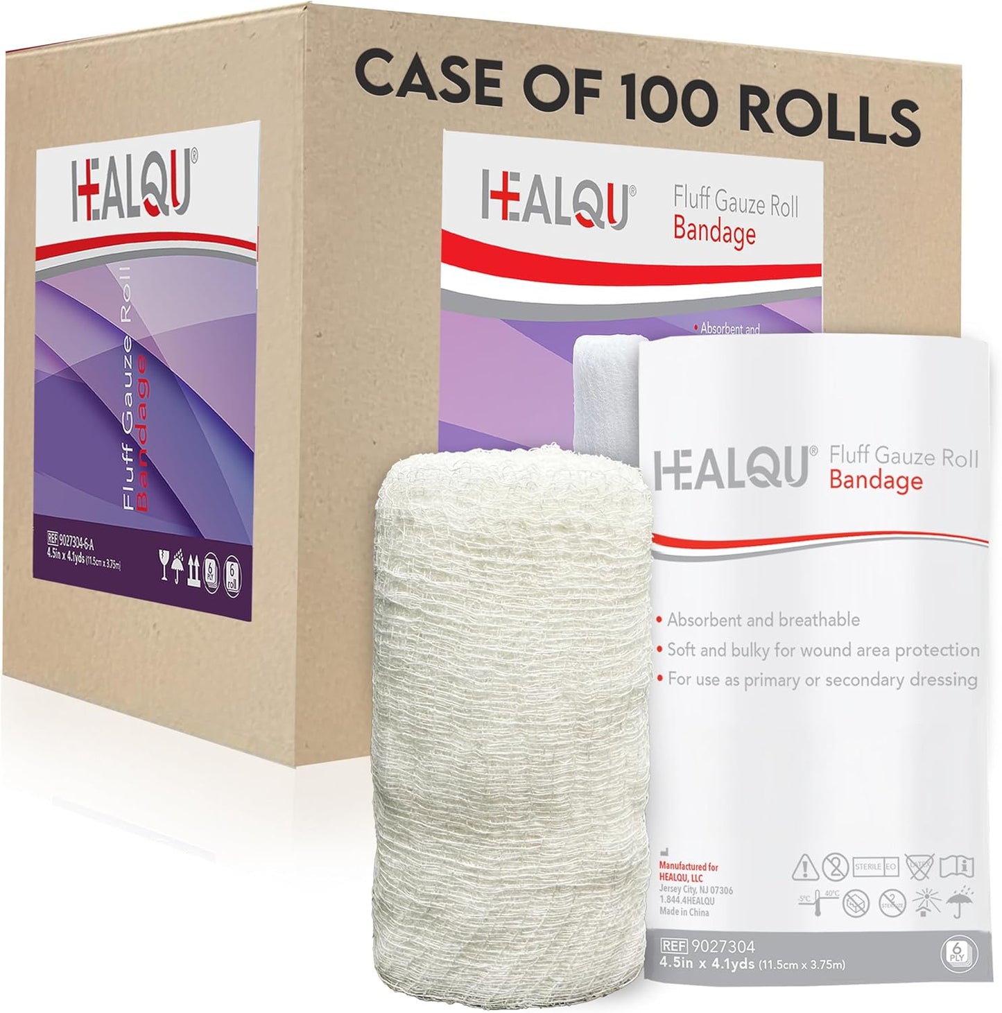 Kerlix Type Gauze Bandage Rolls for Optimal Wound Care
