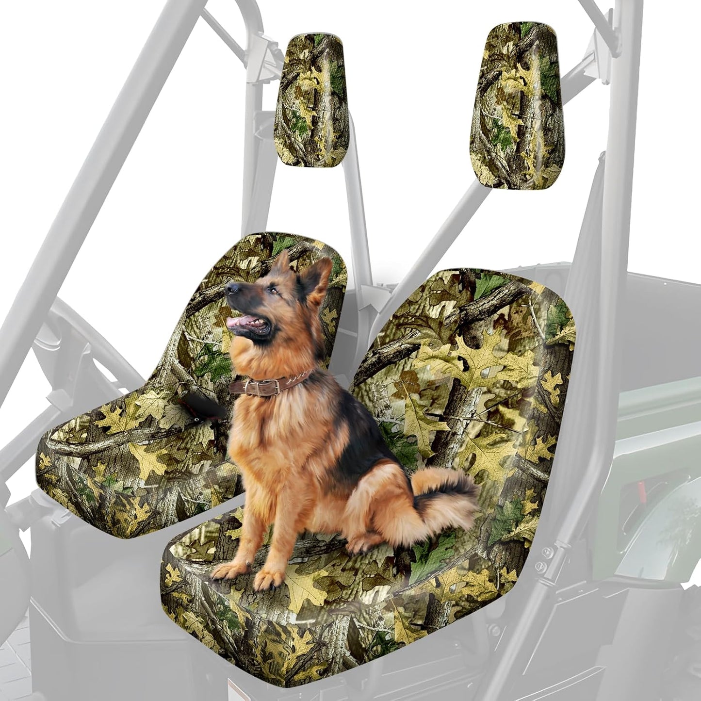 BORDAN UTV Waterproof Seat Cover for Yamaha Rhino 700 660 450