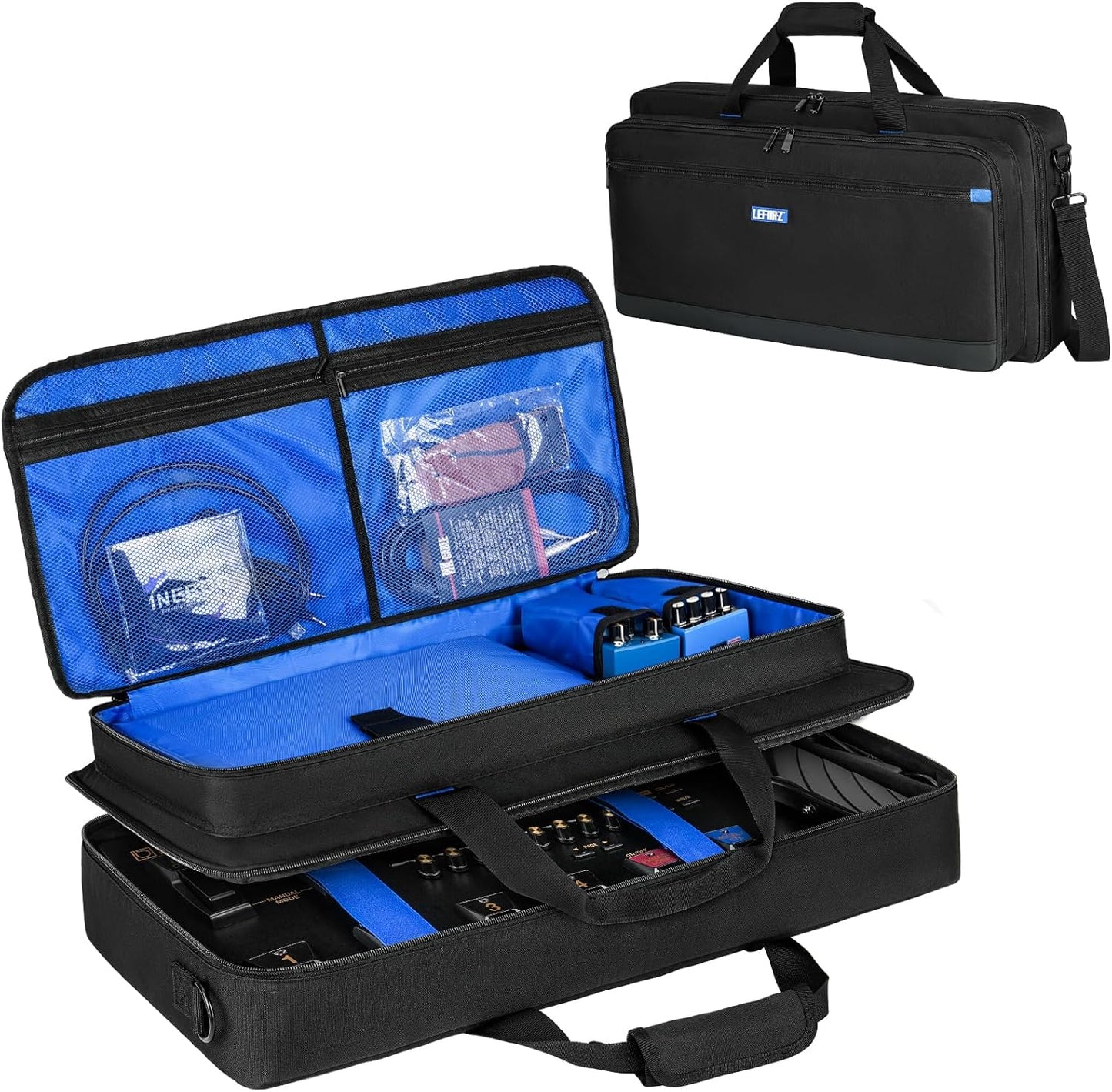 LEFORZ Guitar Pedal Board Case - Organize Your Gear with Ease!