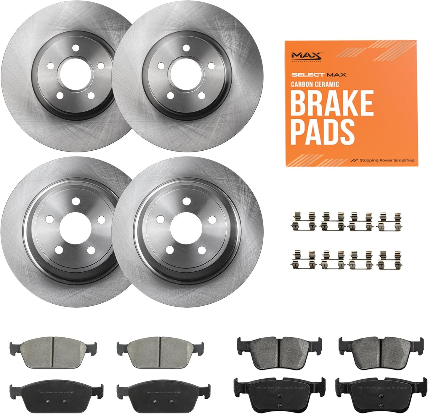 Max Advanced Brakes ValueMAX Brake Kit for Ford Escape 2017-2019