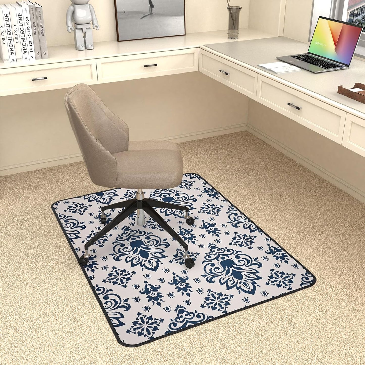 Heavy Duty Office Chair Mat for Carpet and Hardwood Floors