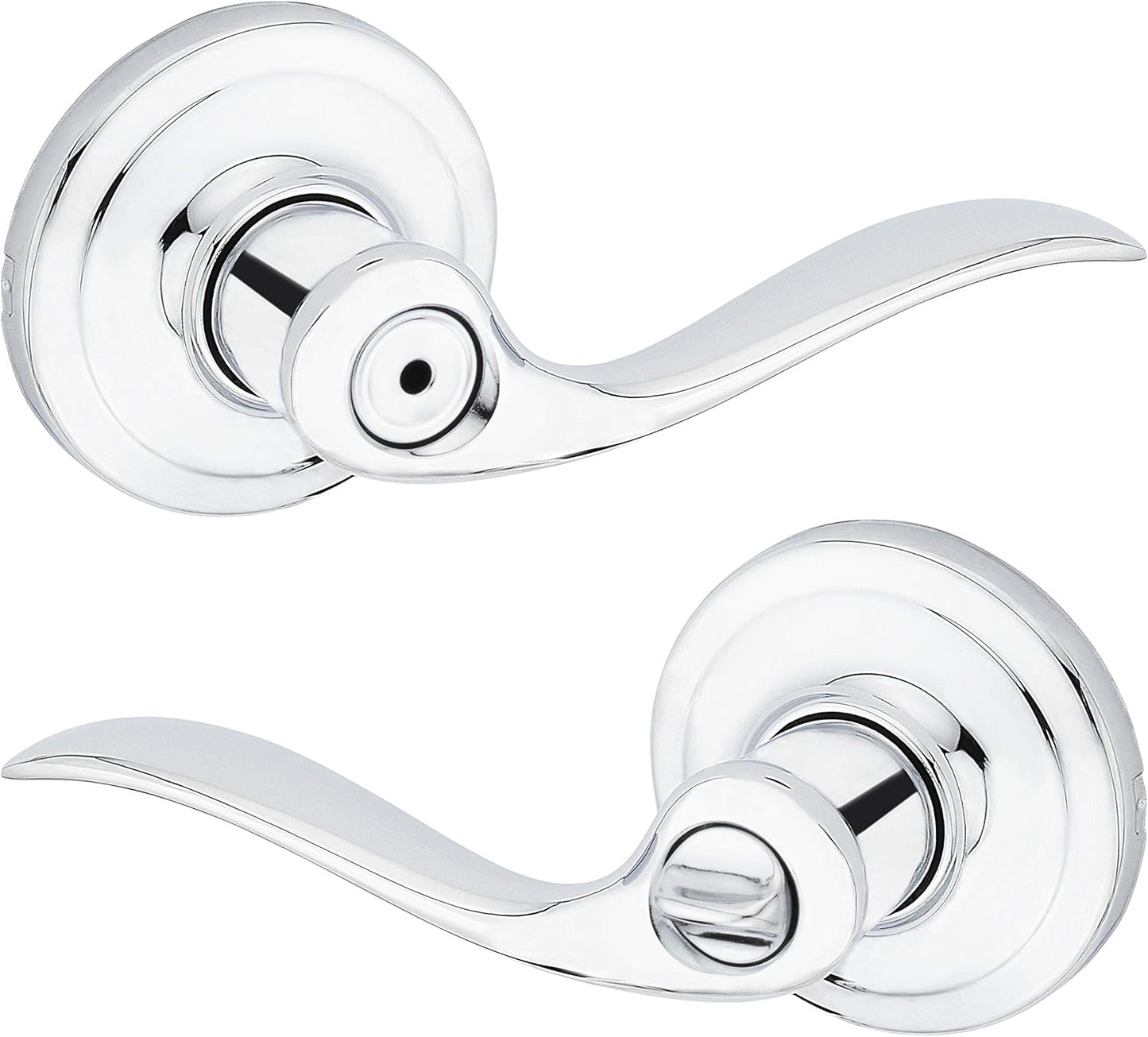 Kwikset Tustin Interior Privacy Door Handle for Bedrooms and Baths