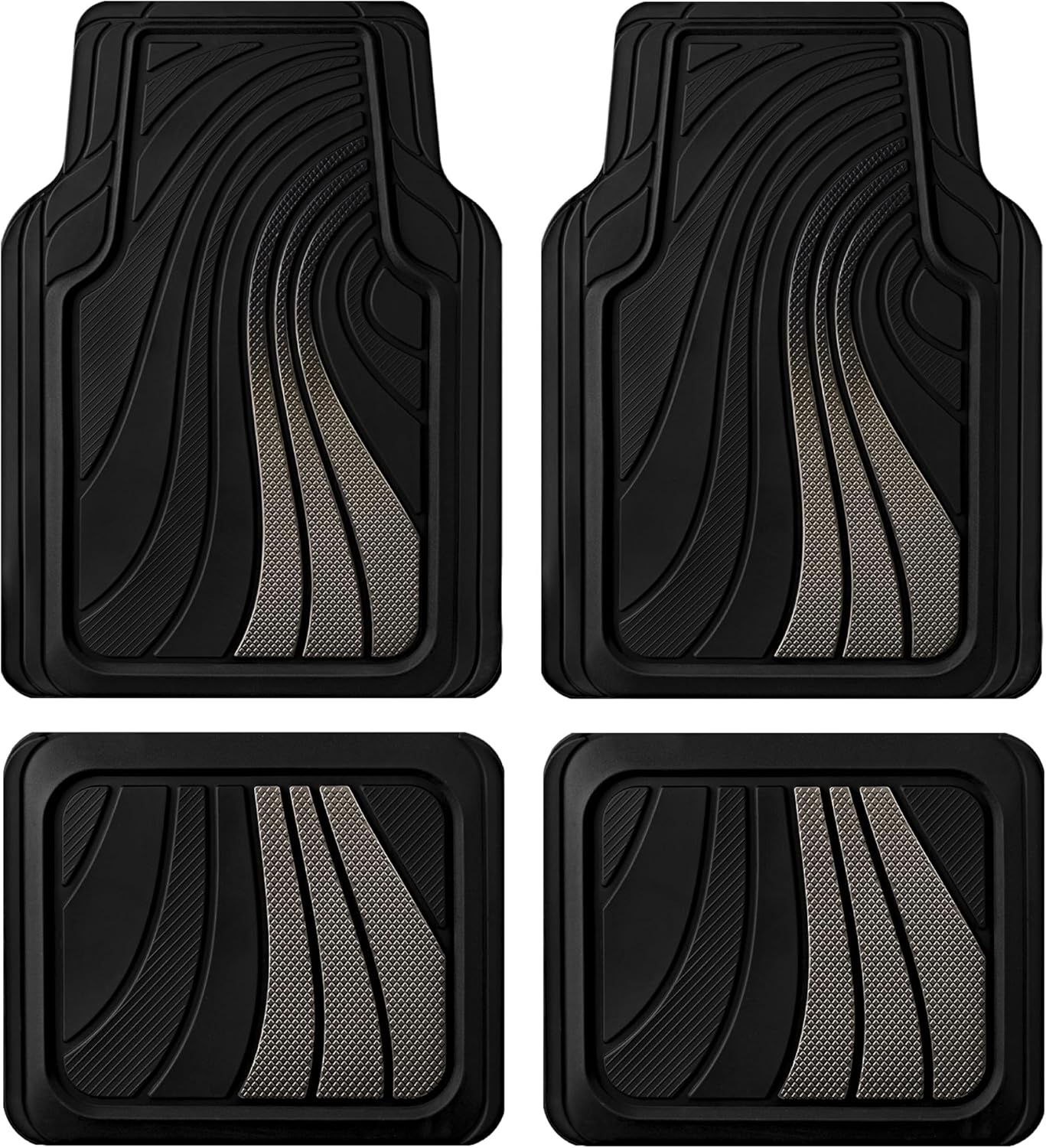 Road Comforts Car Floor Mats Full Set for All-Weather Protection