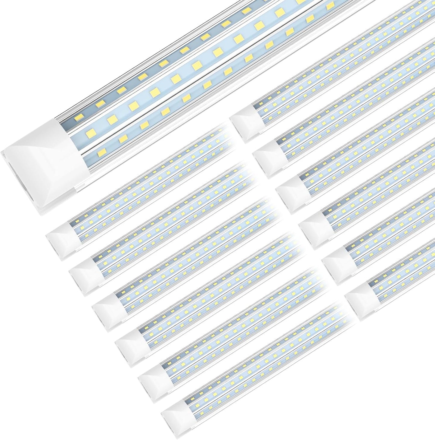 SHOPLED LED Shop Light 8FT, 90W Bright Illumination for Garages
