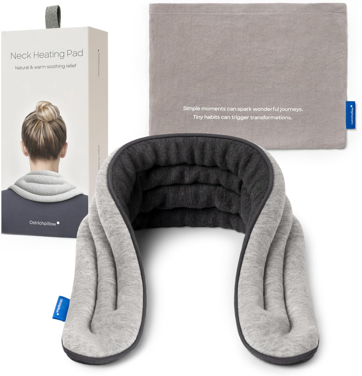 Ostrichpillow Microwavable Neck Heating Pad - Relaxation & Pain Relief