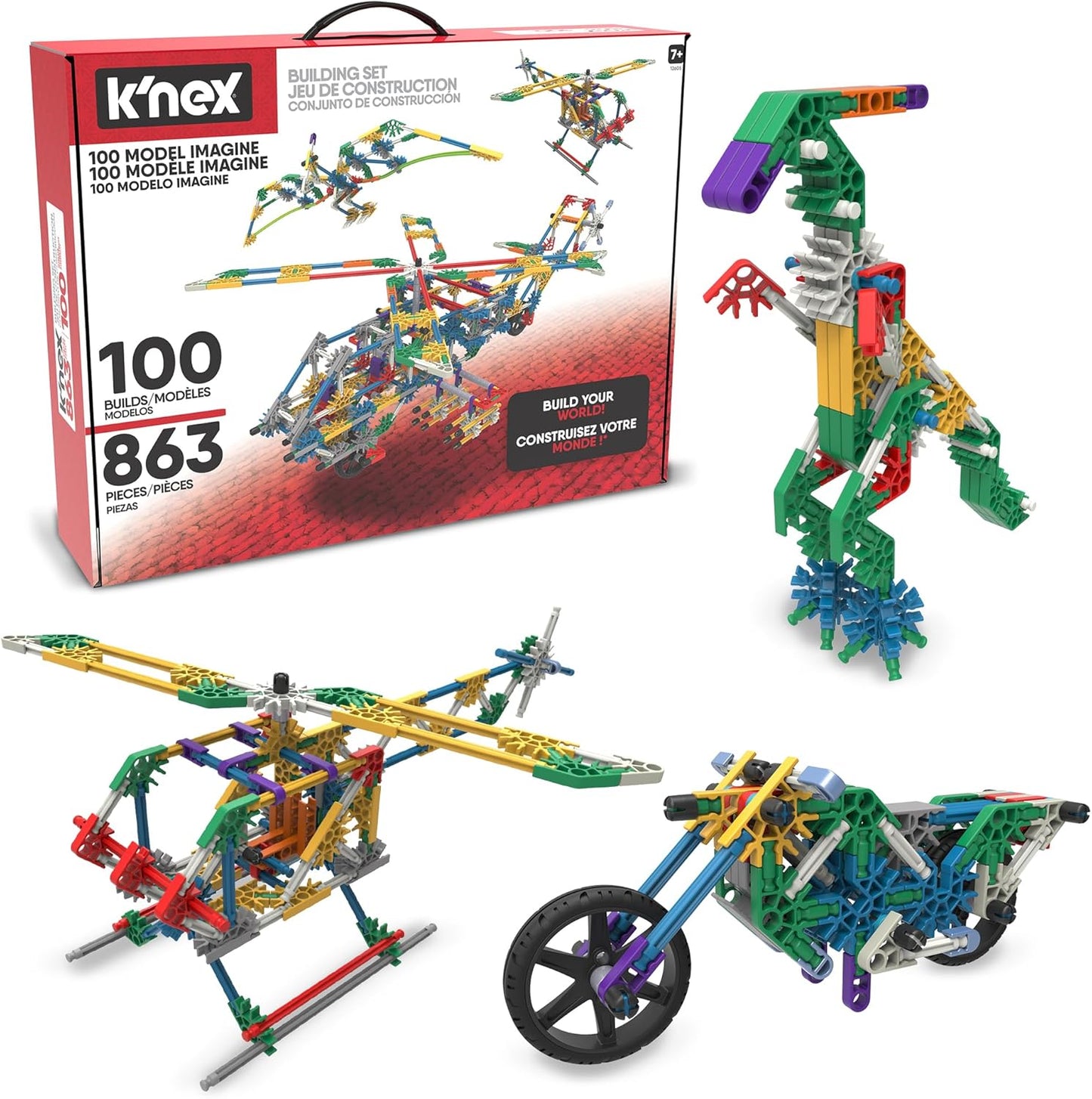 K'NEX 863-Piece STEM Kids Construction Set