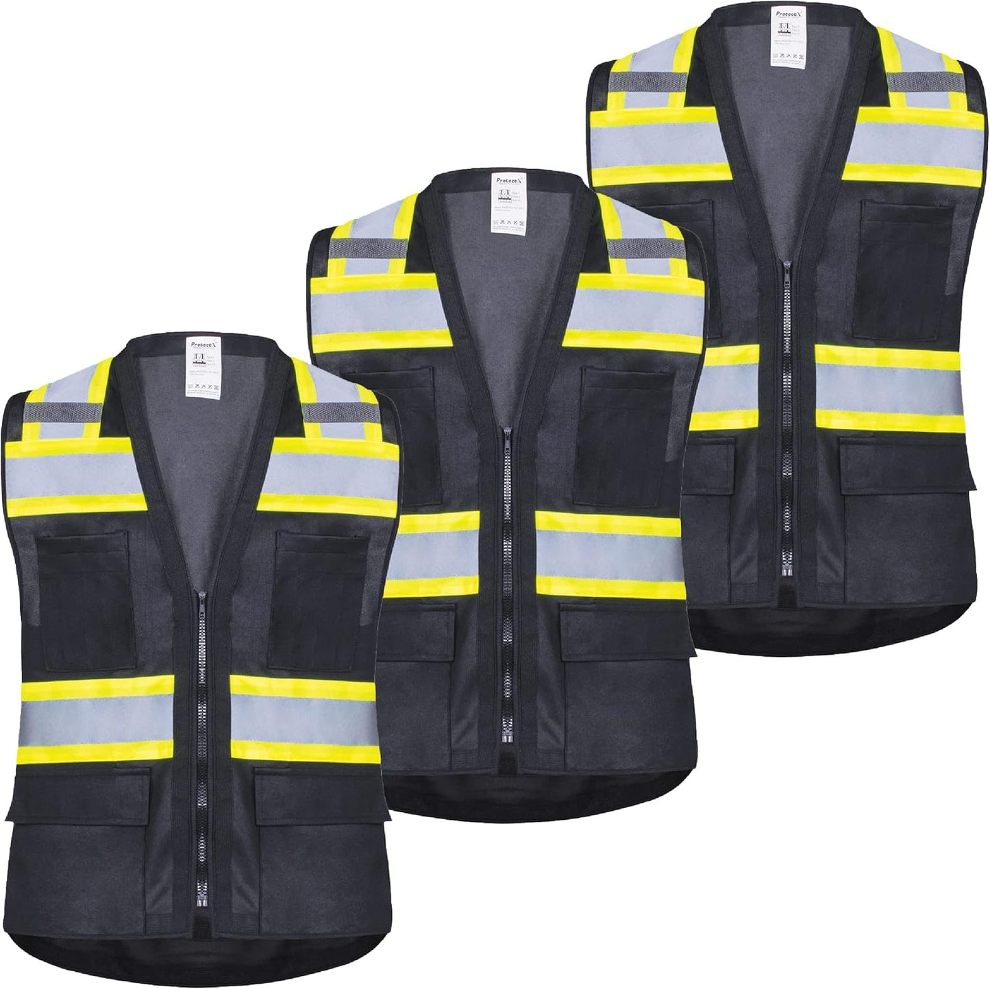 High Visibility Safety Vest for Men Women Class 2 Reflective Gear