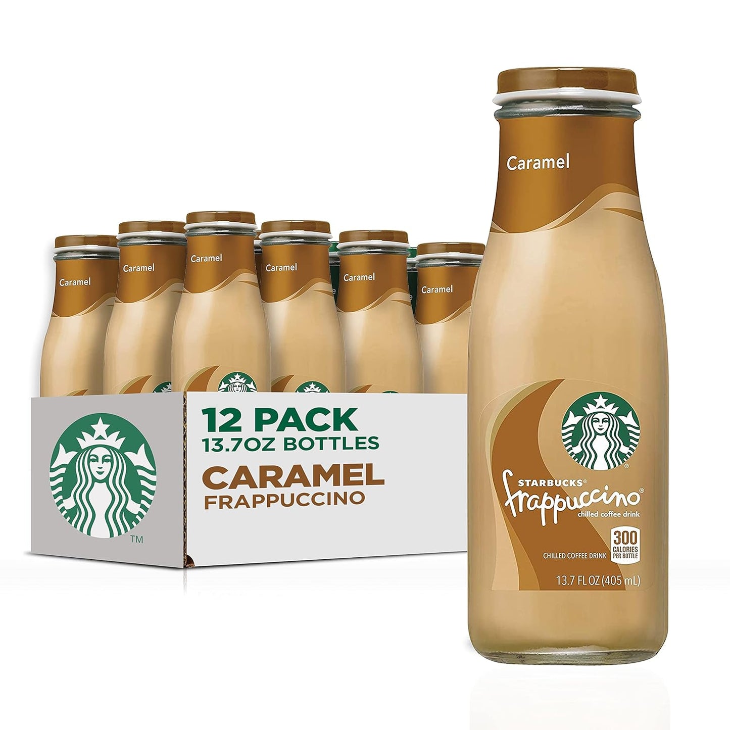 Boost Energy with Starbucks Caramel Frappuccino - 12 Pack