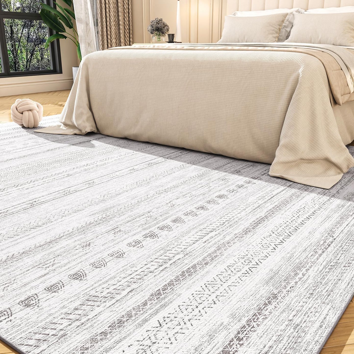 6x9 Area Rugs for Living Room - Ultra Soft Distressed Carpet