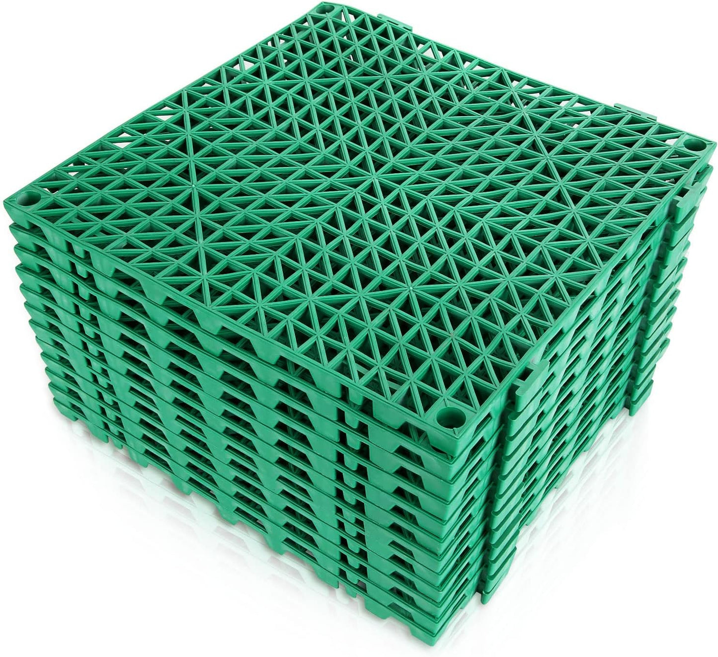 12 Pack Interlocking Rubber Outdoor Flooring Tiles for Safety