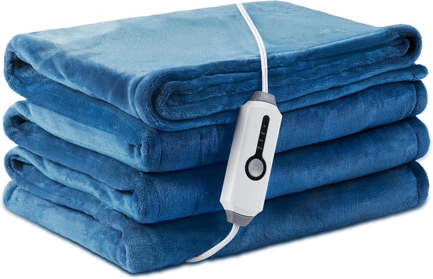 Electric Heated Blanket Full Size with Luxurious Flannel Comfort