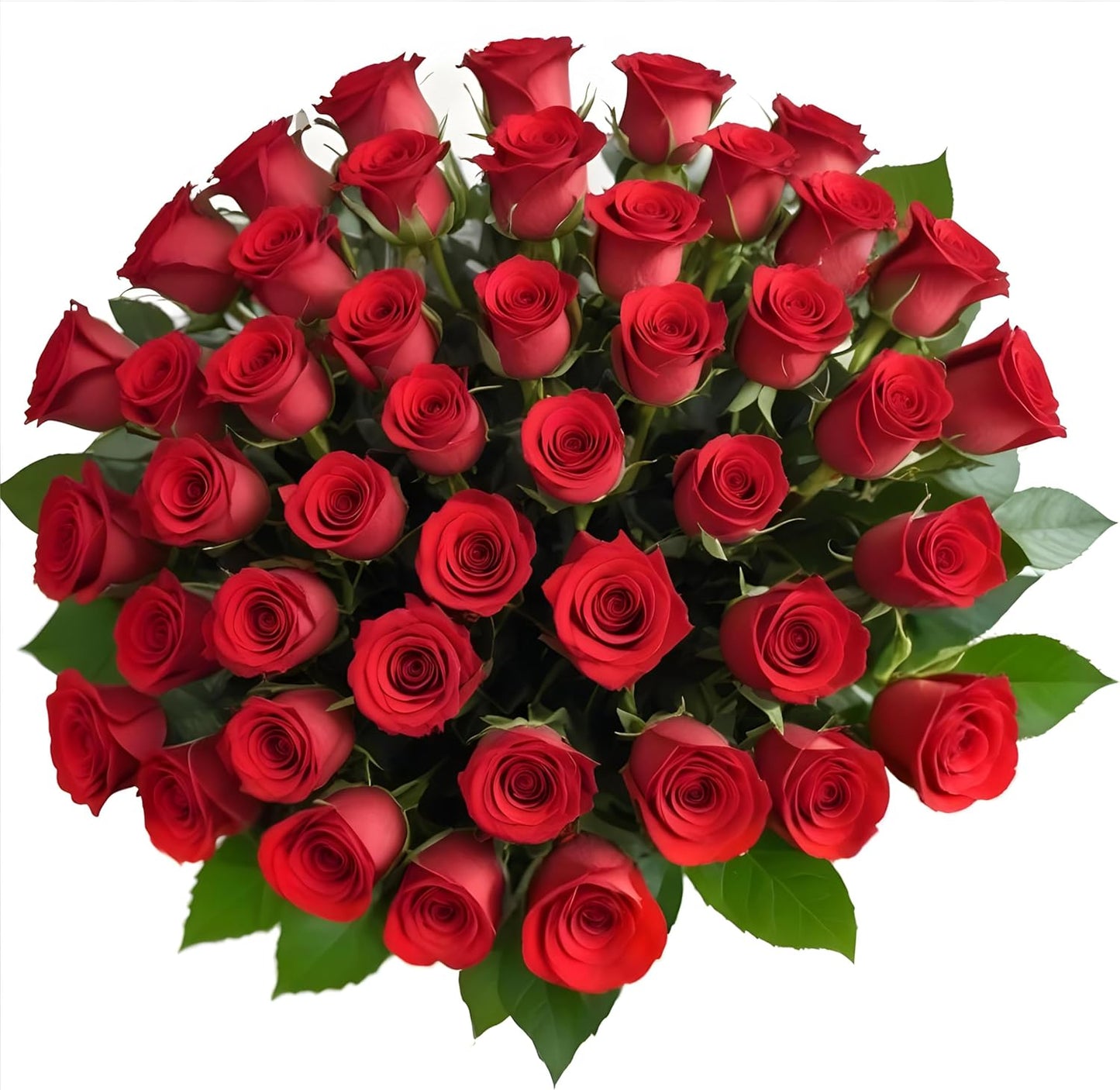 50 Red Roses Bulk Roses for Delivery Gift for Any Occasion