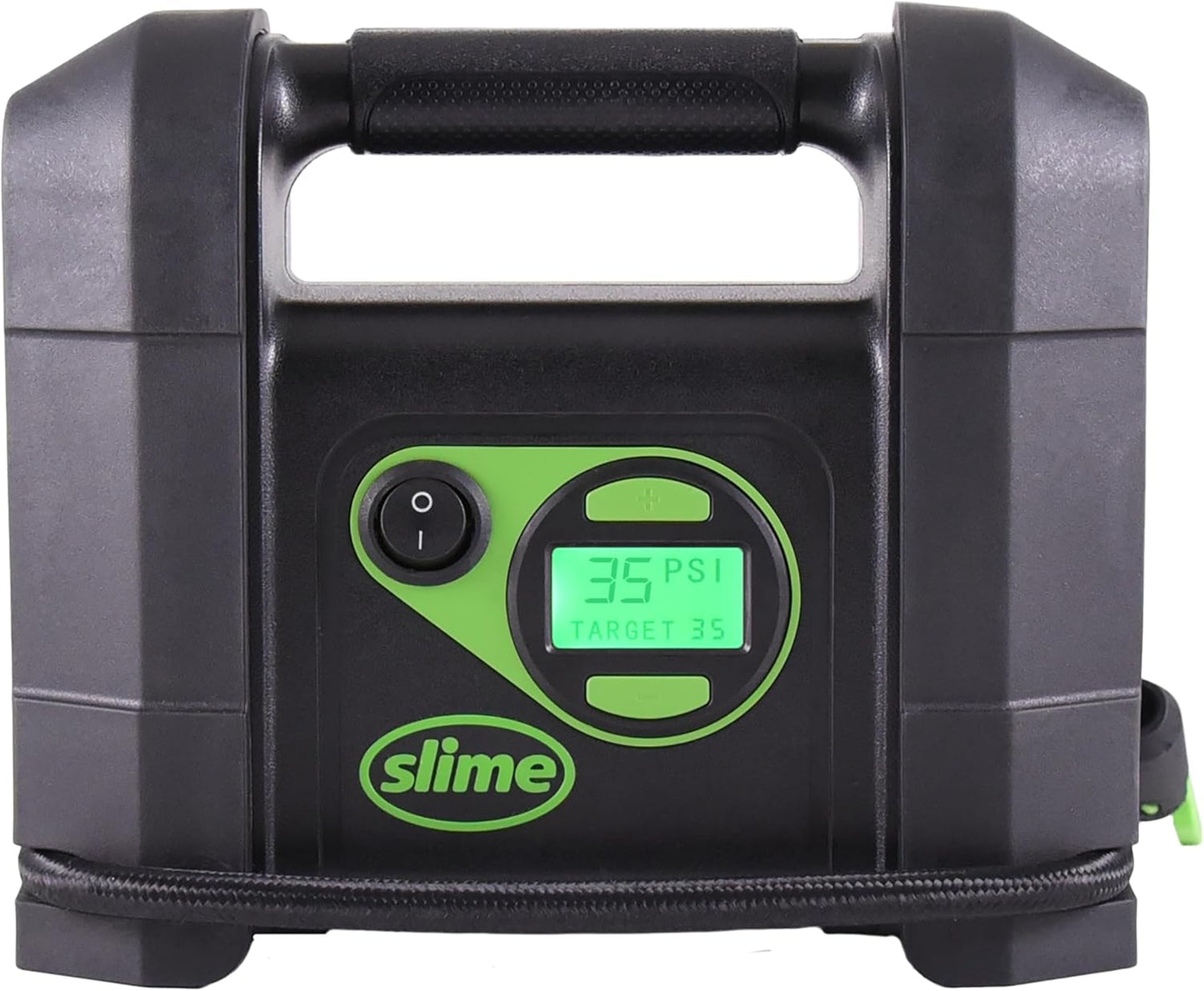 Portable Car Air Compressor with Digital Display and LED Light