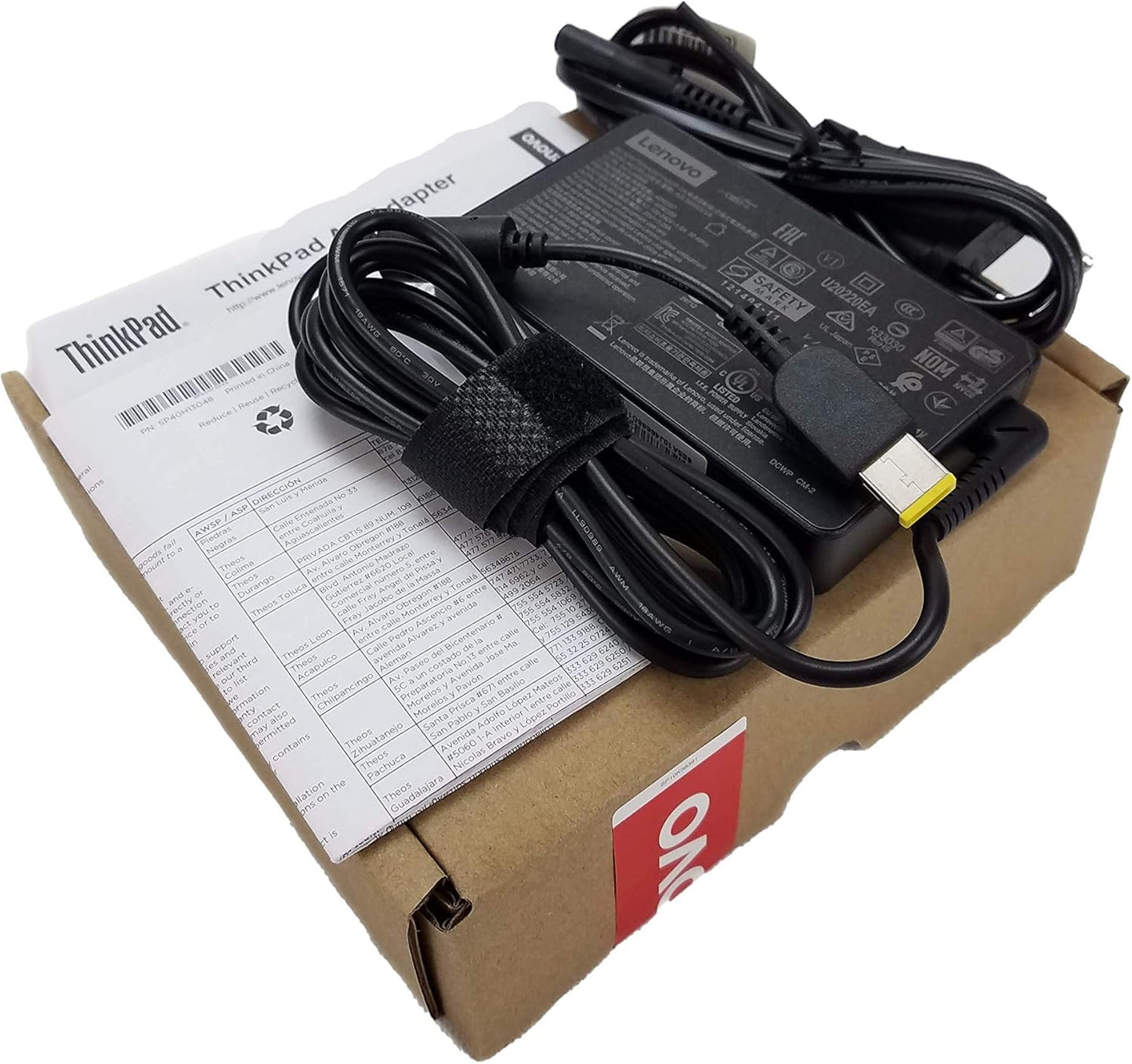 Lenovo ThinkPad 65W Slim AC Adapter for Efficient Power Supply