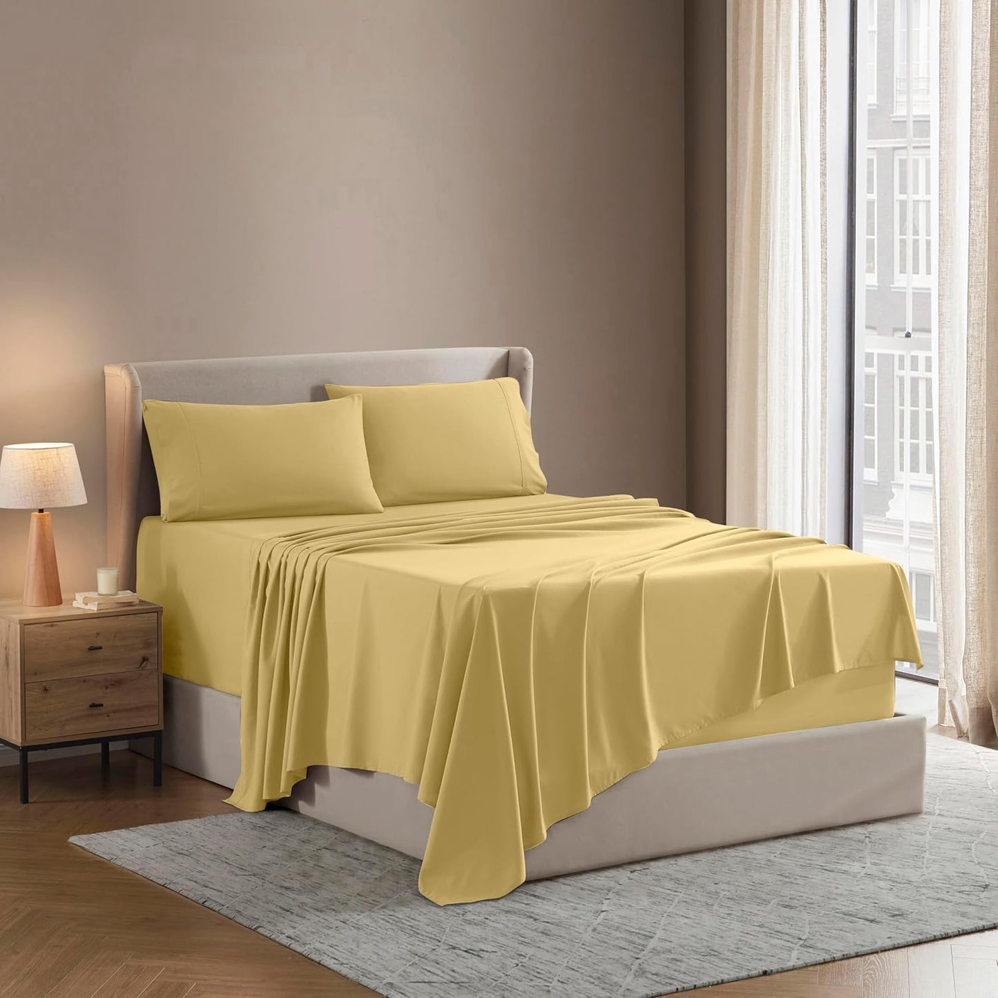 Nestl Short Queen Sheet Set - Ultra-Soft Microfiber for RV