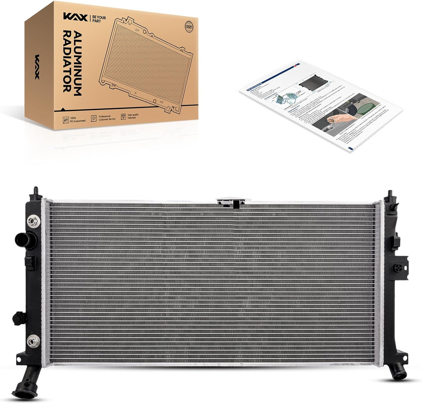 KAX CU2562 Engine Radiator Replacement for Multiple Models