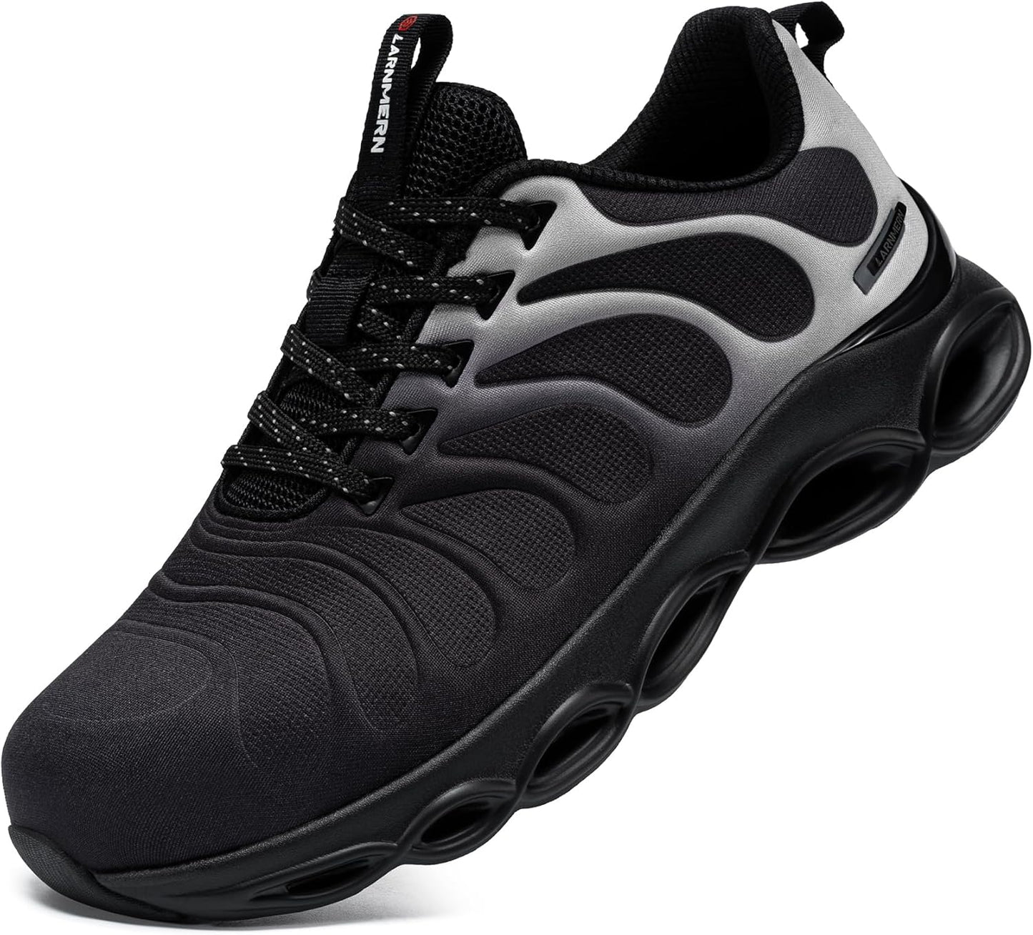 LARNMERN Steel Toe Shoes for Men and Women - Stylish Safety Sneakers