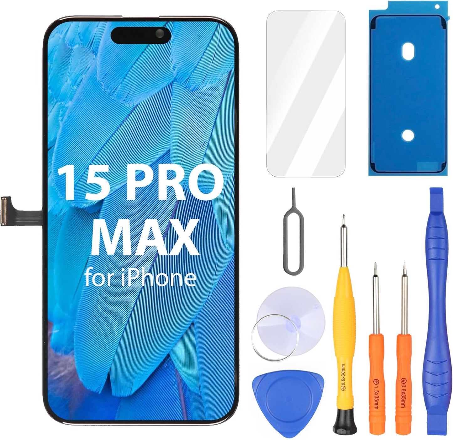 iPhone 15 Pro Max Screen Replacement by Ayake - FHD LCD Display
