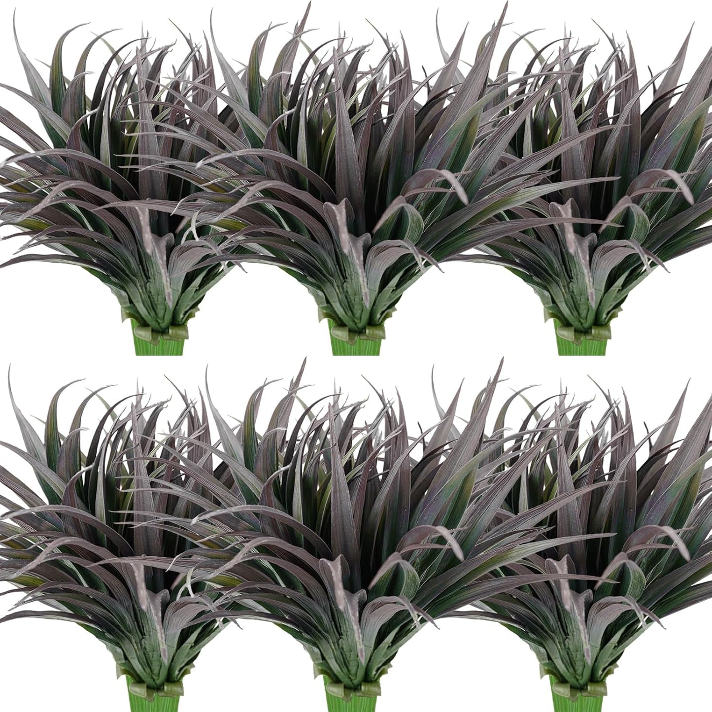 24Pcs Artificial Grass Plant for Outdoor and Indoor Decor