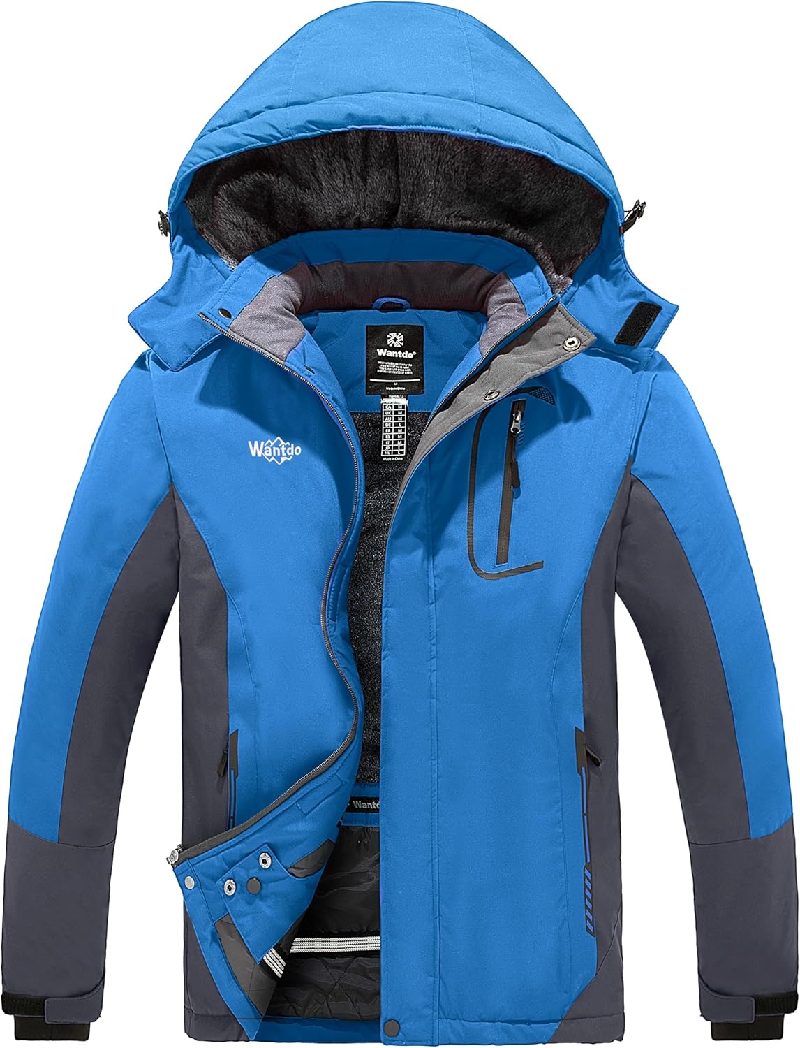 Wantdo Men's Waterproof Ski Jacket - Stay Warm & Dry!