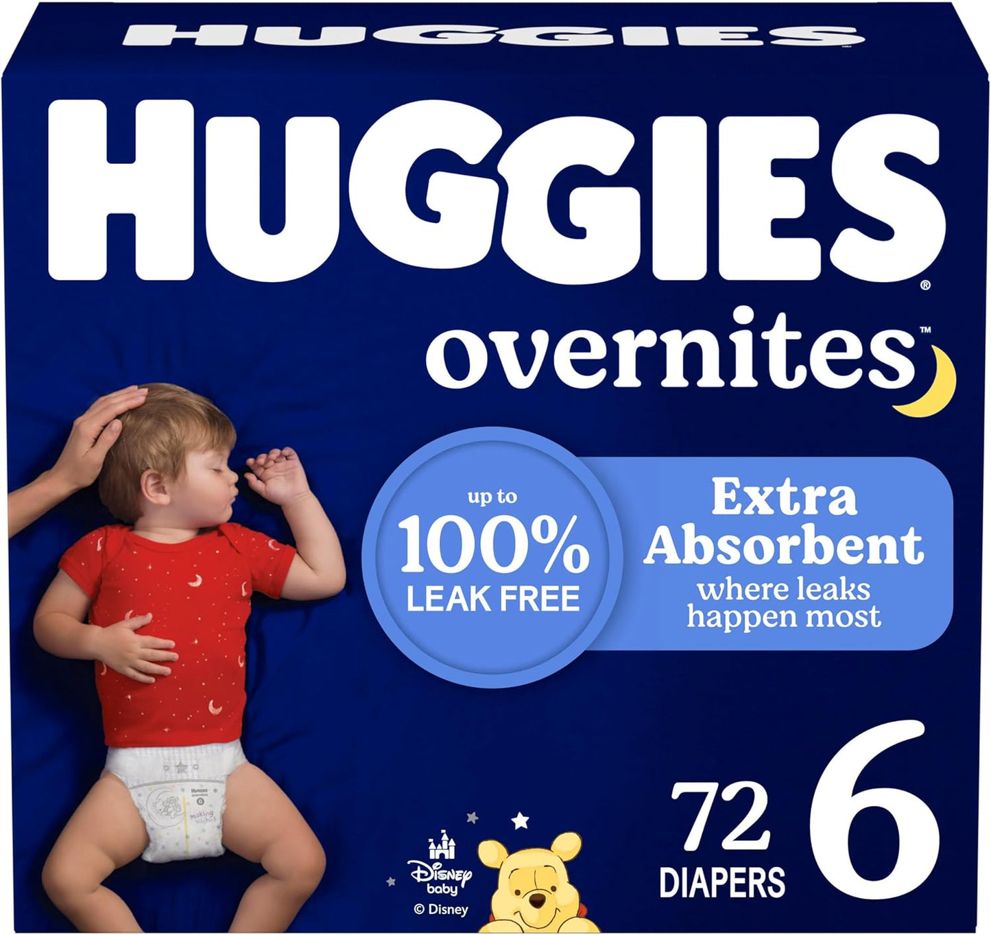 Huggies Overnites Size 6 Diapers for Overnight Protection