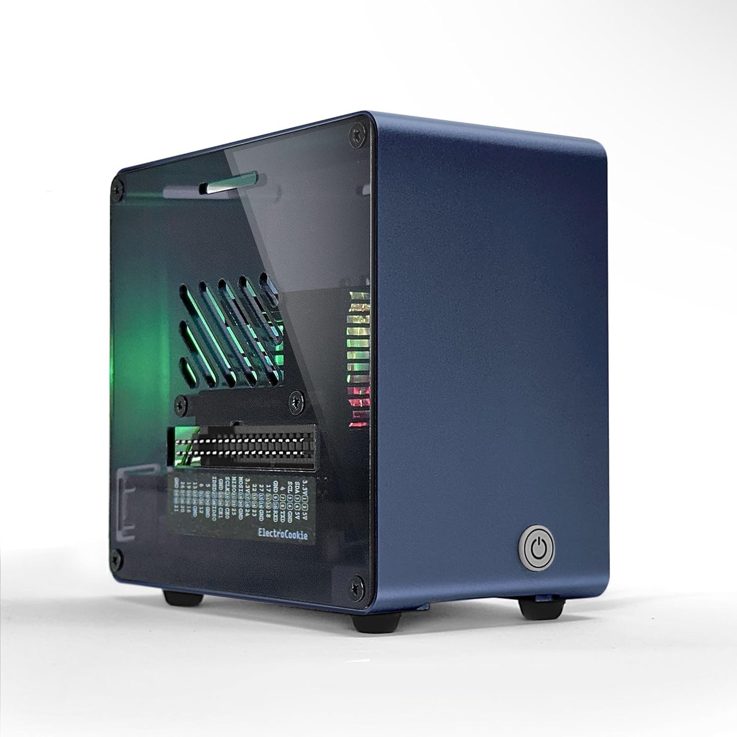 ElectroCookie Raspberry Pi 5 Case with Cooling Fan & Lights