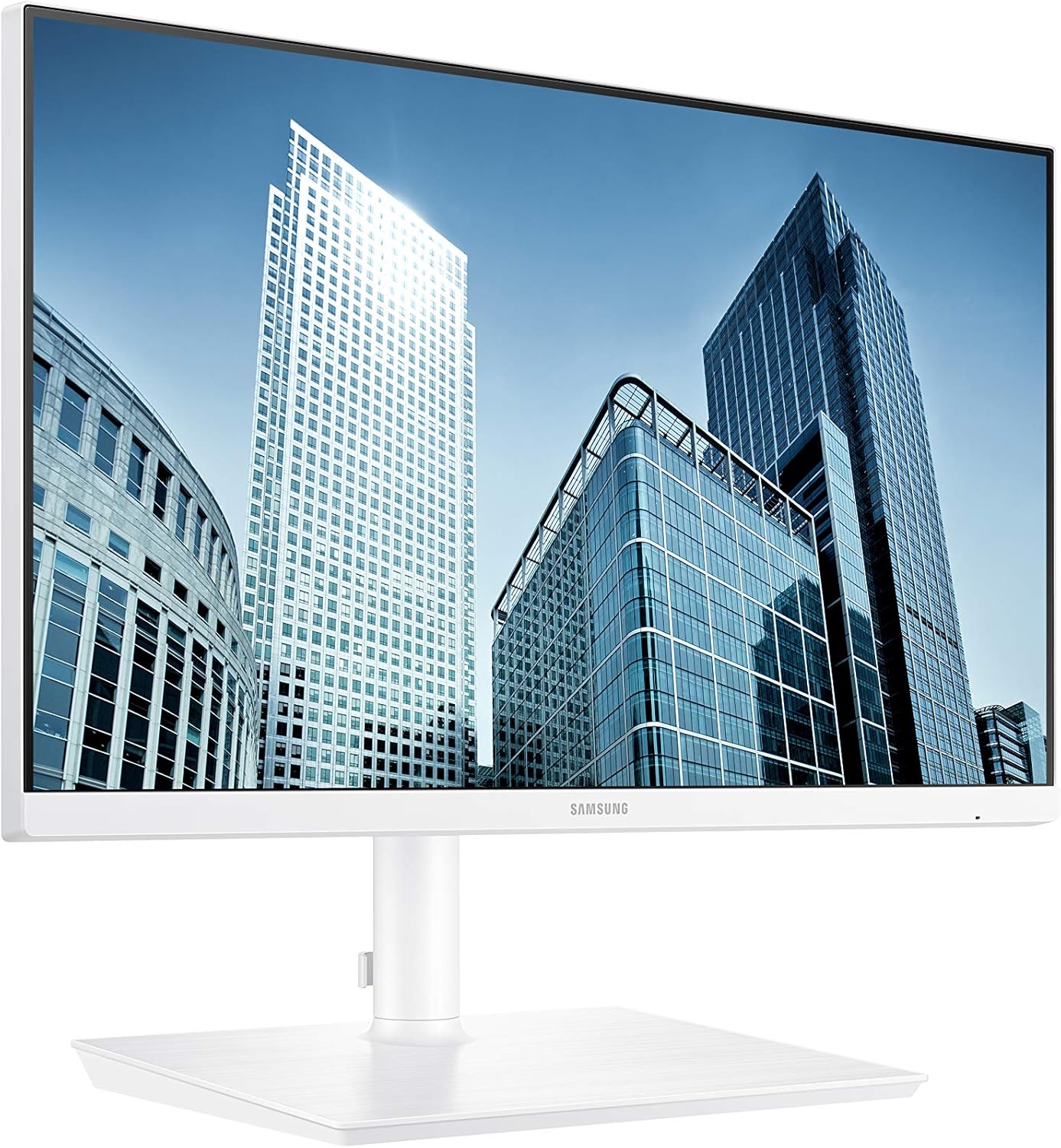 Samsung 24 QHD Business Monitor in White - USB-C, HDMI, DisplayPort