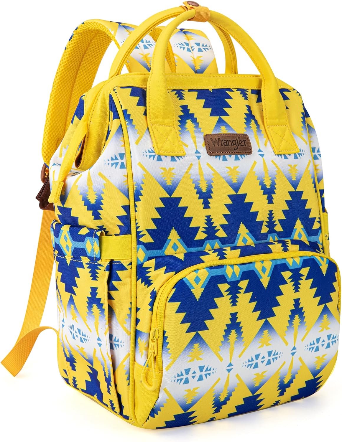 Wrangler Aztec Backpack: Organized Daypack for Travel & Baby