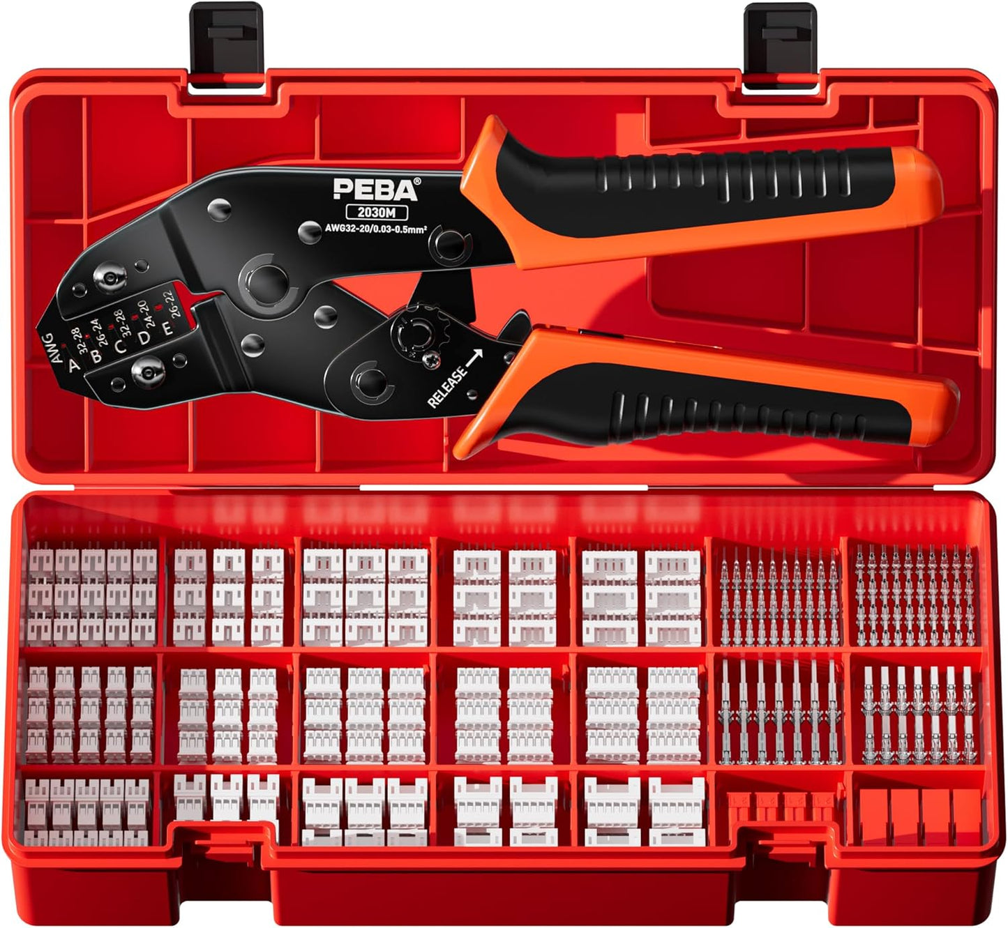 PEBA Crimping Tool and JST Connector Kit for DIY Electronics