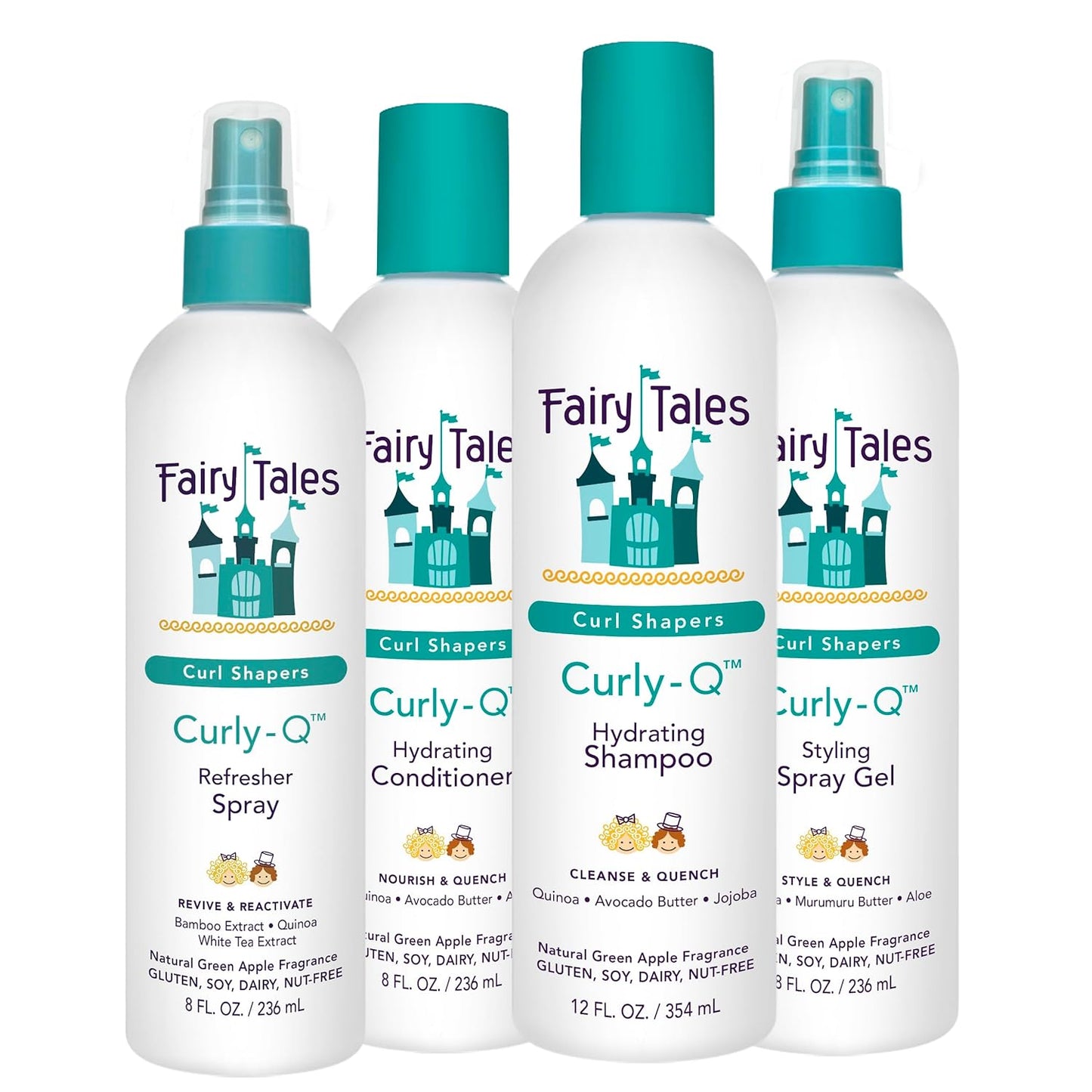 Fairy Tales Curly Q Hydrating Kids Shampoo & Conditioner Set