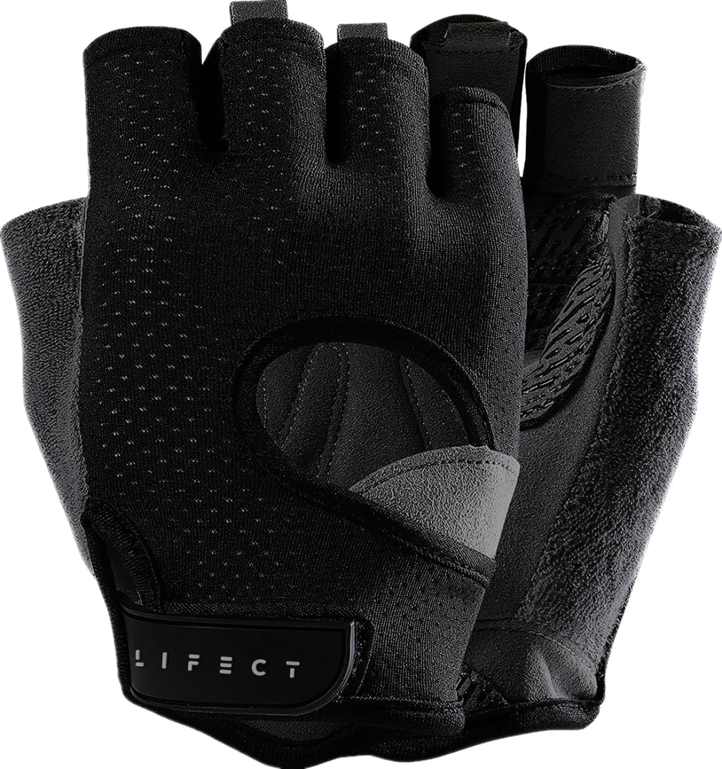 LIFECT Knuckle Weight Lifting Gloves