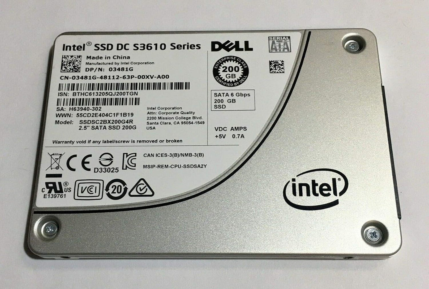 Intel 200GB SSD 2.5in 6Gb/s SATA Solid State Drive Review