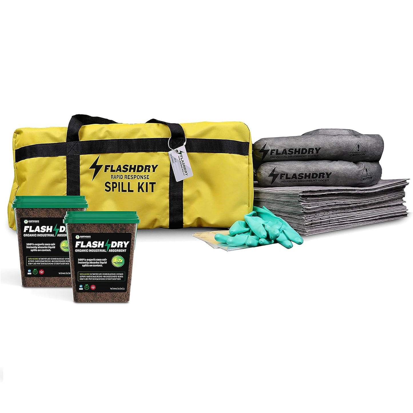 Flashdry Pro Portable Complete Spill Kit for Easy Cleanup