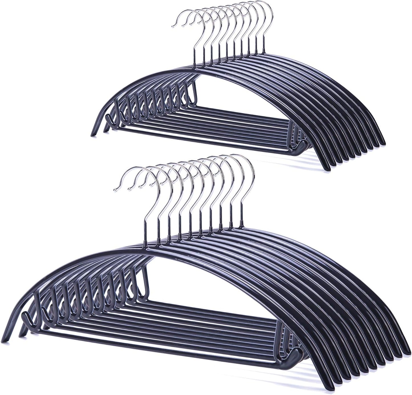 Nature Smile Non Slip PVC Coating Hangers for Clothes Storage
