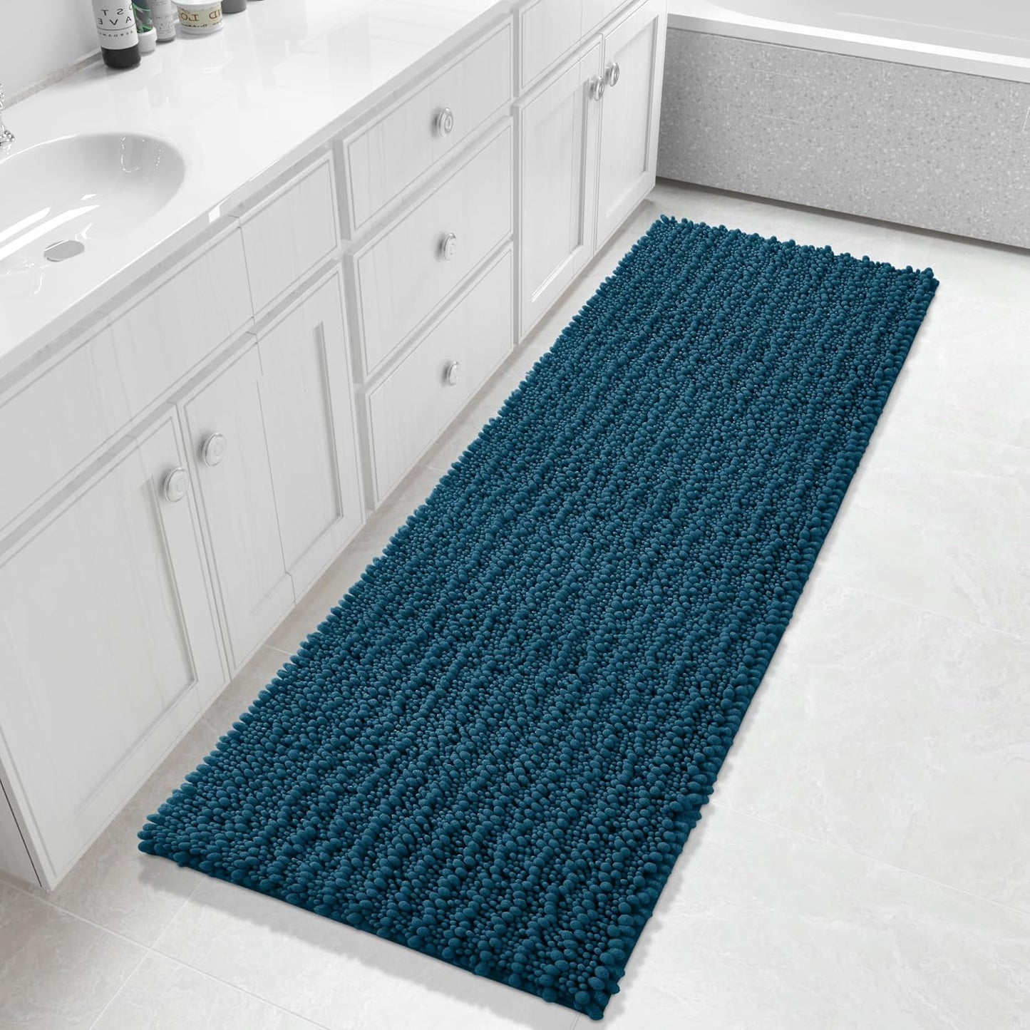 Yimobra Bathroom Runner Rug 60x24 Inch - Soft Chenille Mat
