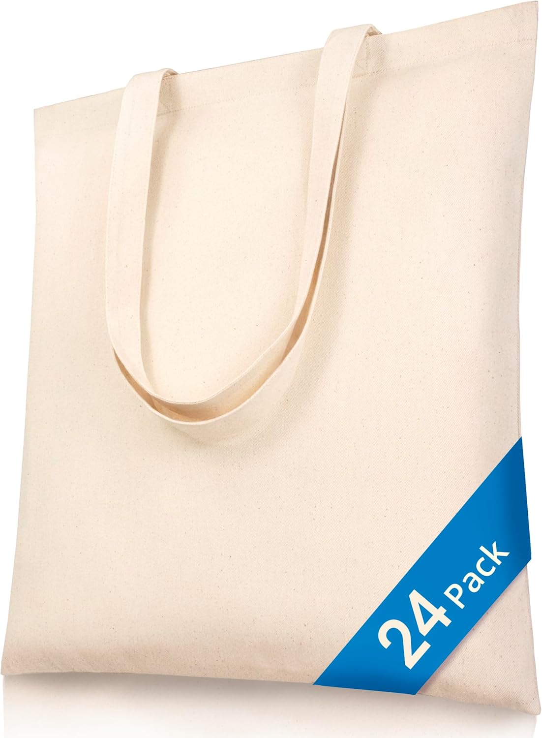 Phicorn Canvas Tote Bags - Versatile Reusable Cotton Shopping Bags