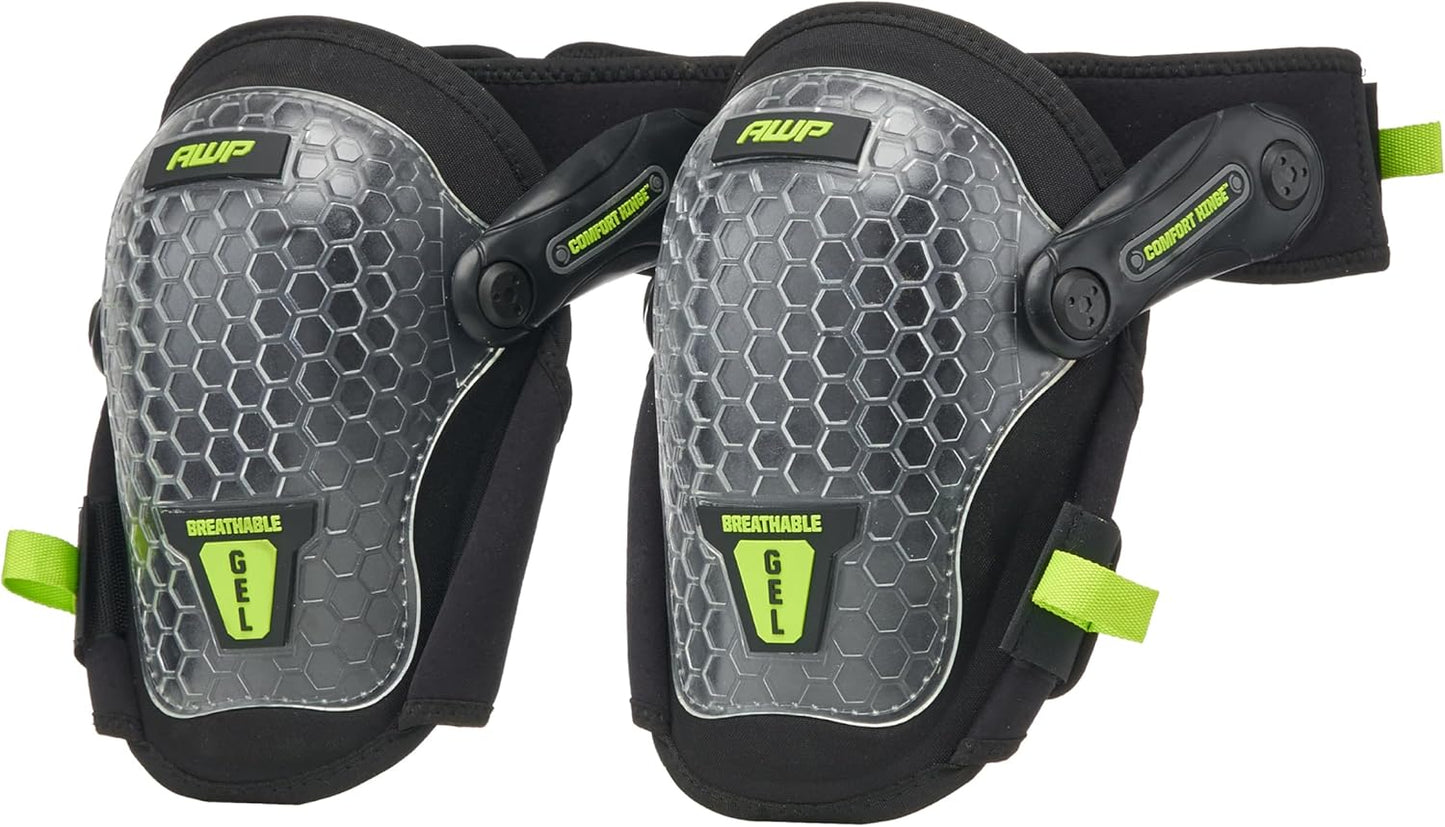 AWP Gel Pro Comfort Hinge Knee Pads for All-Day Support