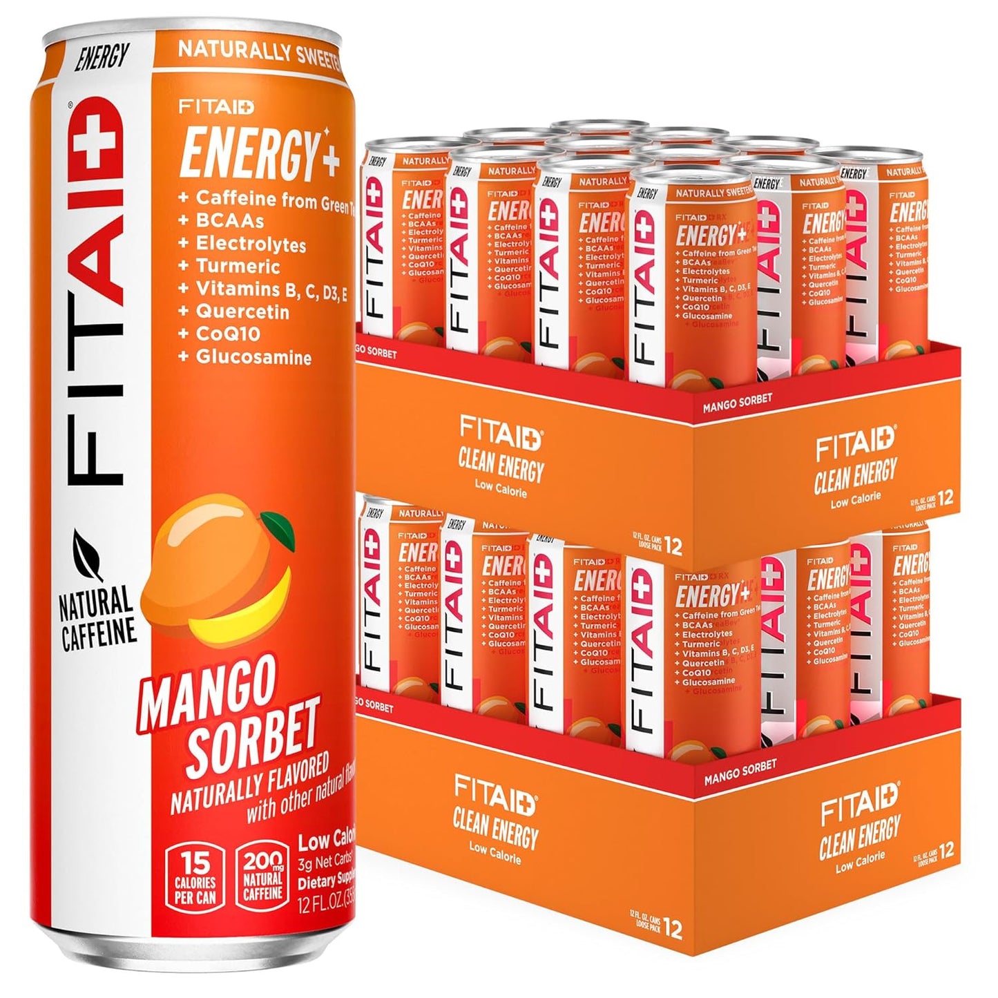 FITAID ENERGY with 200mg Natural Caffeine for Optimal Performance