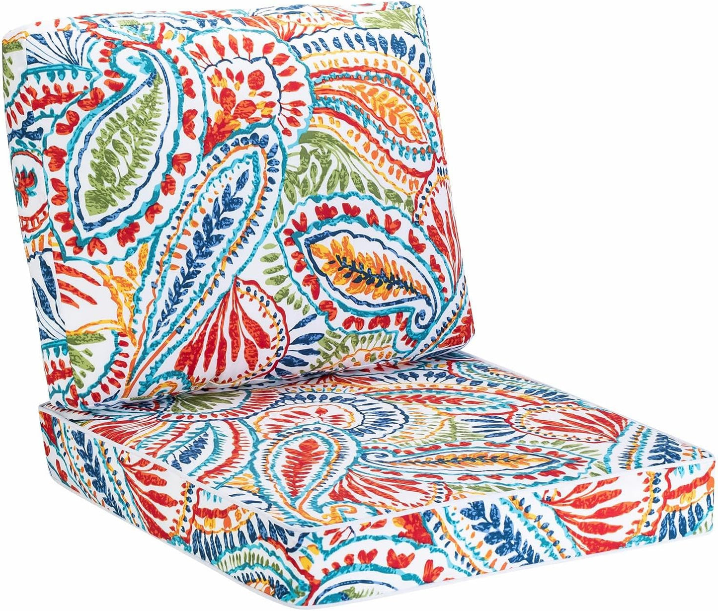 JMGBird Outdoor Chair Cushion Set for Deep Seat Furniture
