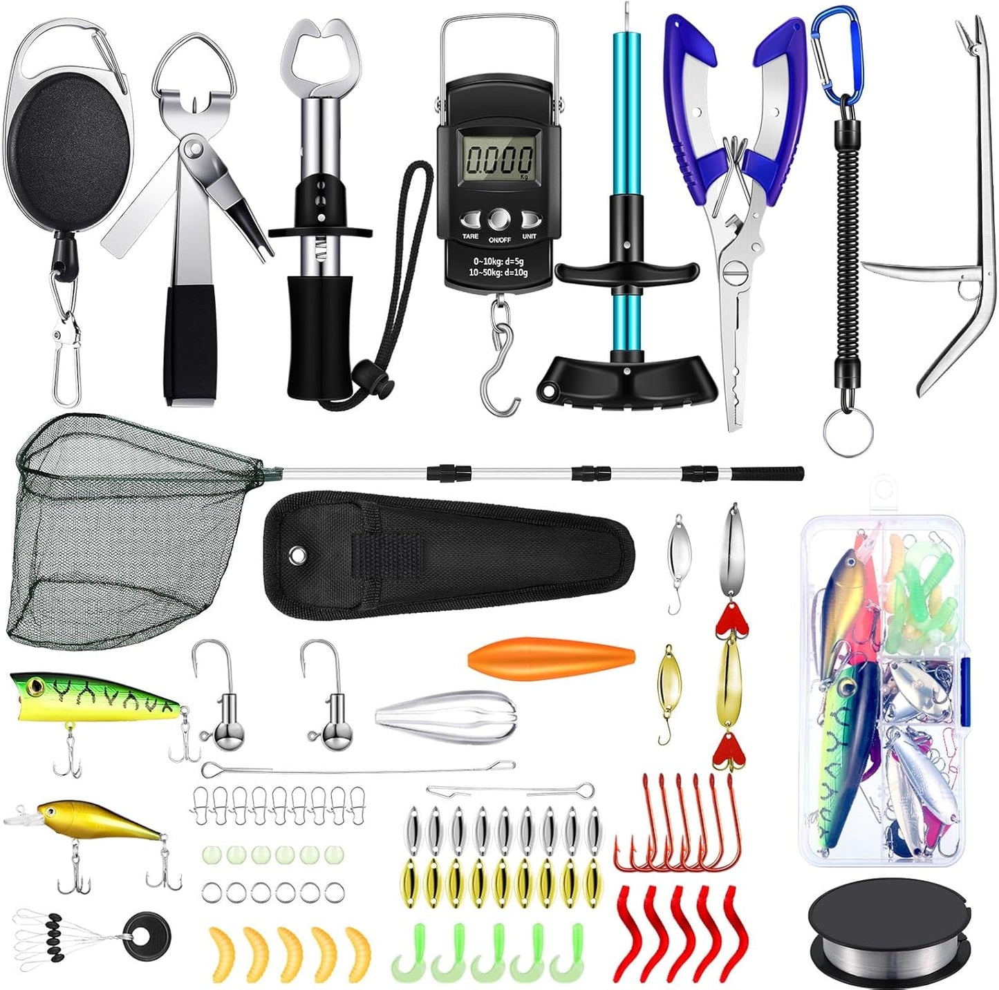 Sosation 134 Pcs Fishing Kit - Ultimate Gear & Tools