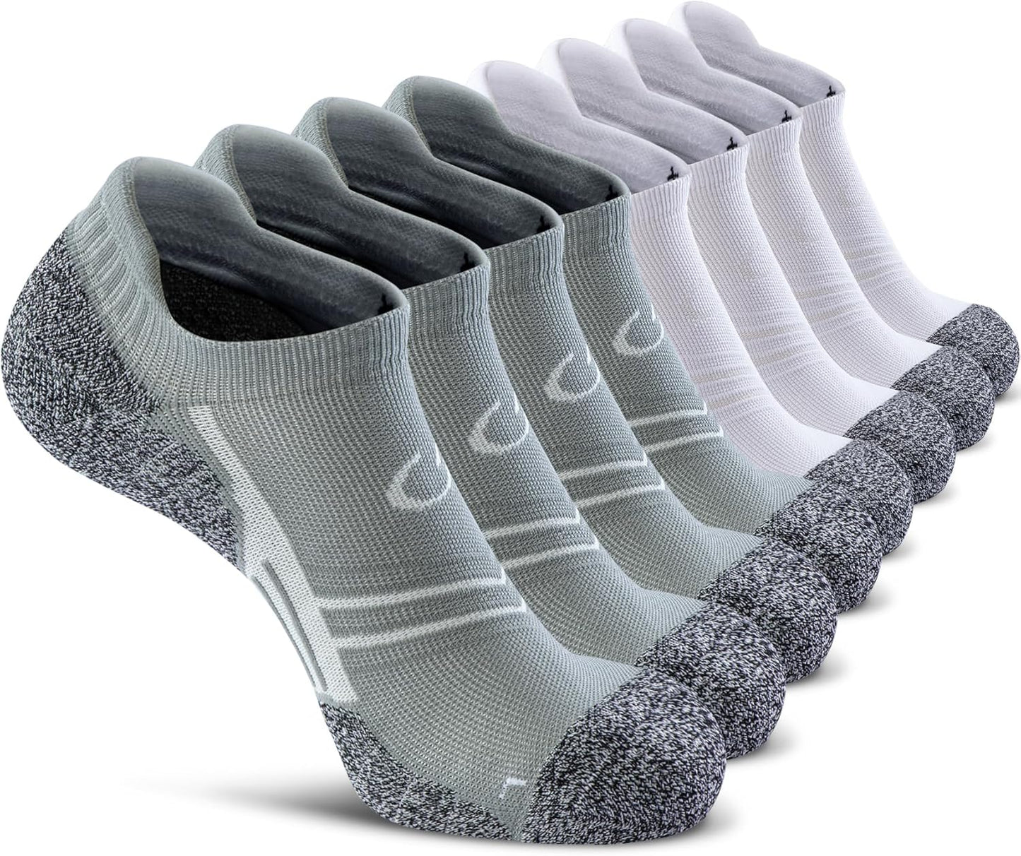 CWVLC No Show Sports Compression Socks for Men and Women