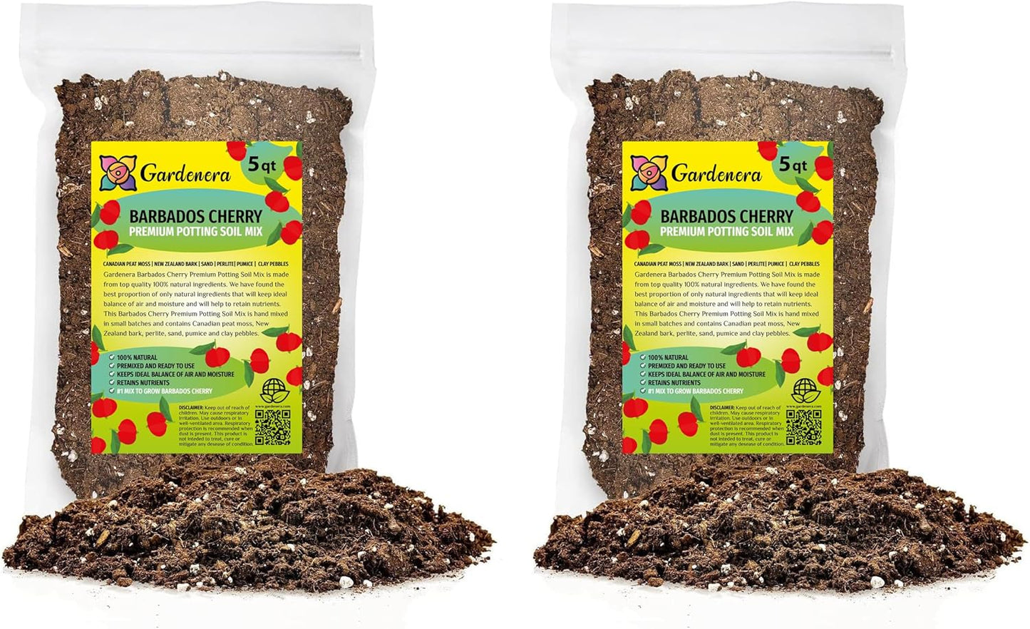 Barbados Cherry Plant Potting Soil - All-Natural Blend
