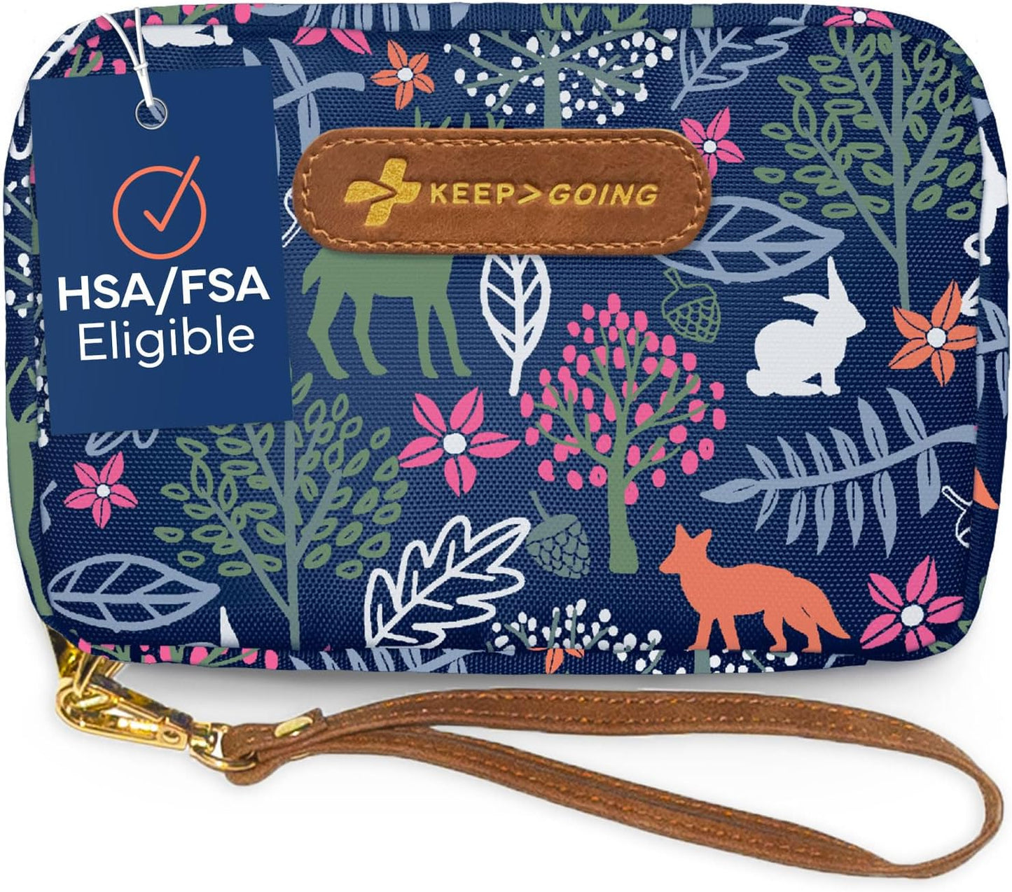 KeepGoing Travel First Aid Kit for Kids - 130 Pc. Essentials