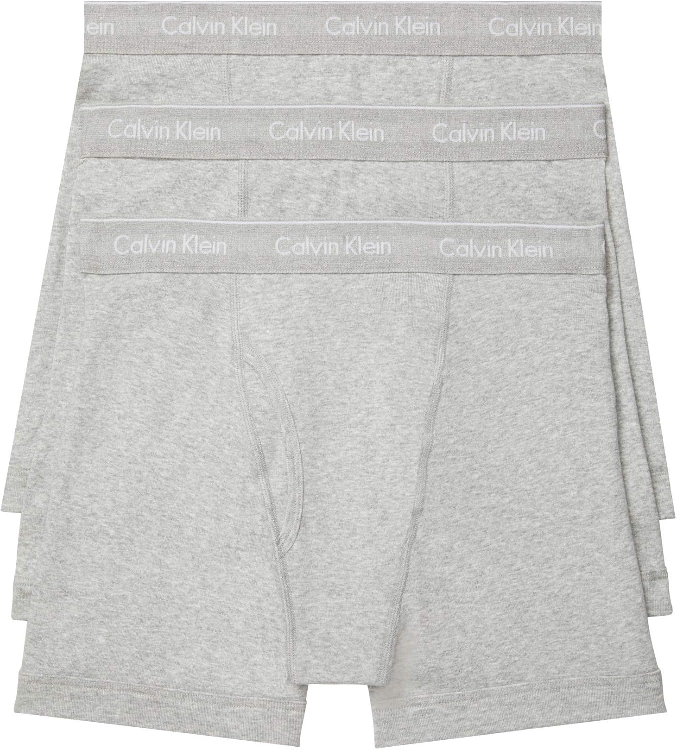Calvin Klein Mens Cotton Classics Boxer Briefs for Comfort